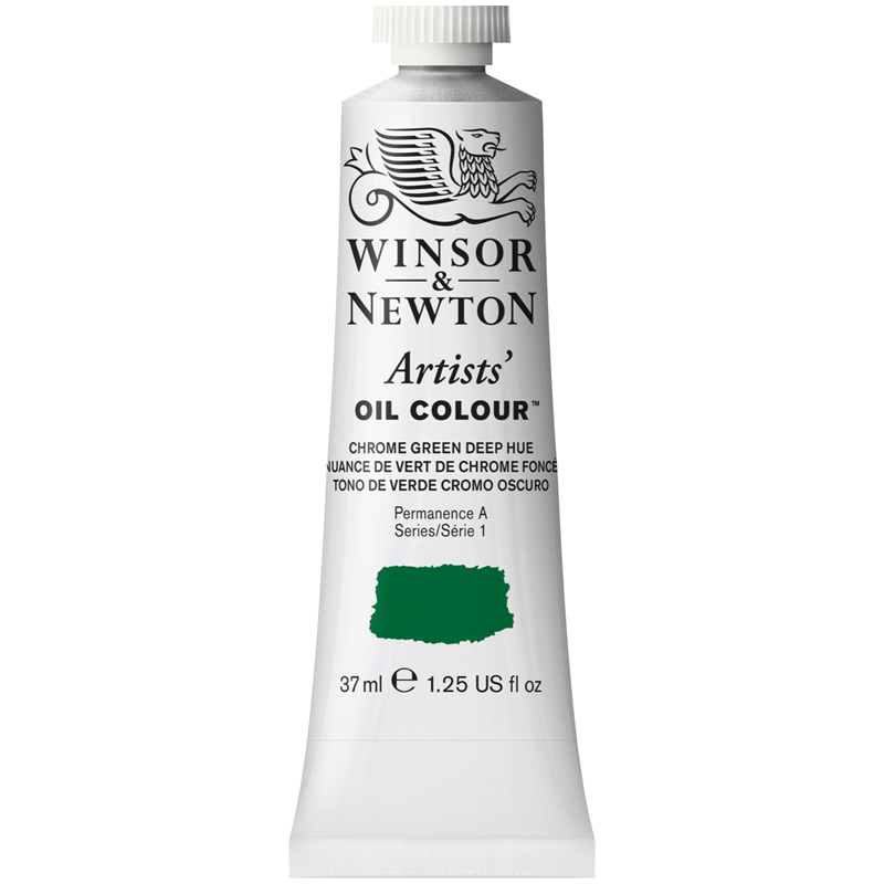 Краска масляная Winsor&Newton Artists' Oil, насыщенный зеленый хром