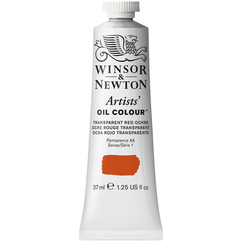 Краска масляная Winsor&Newton Artists' Oil прозрачная красная охра