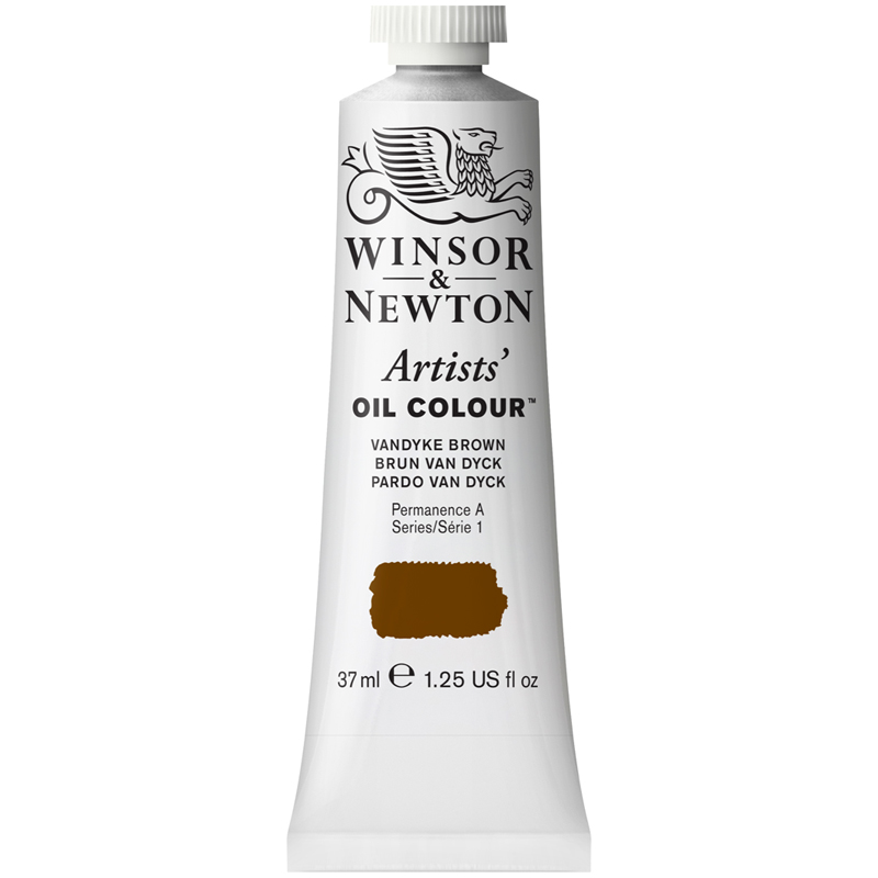 Краска масляная Winsor&Newton Artists' Oil, коричневый Ван Дейк