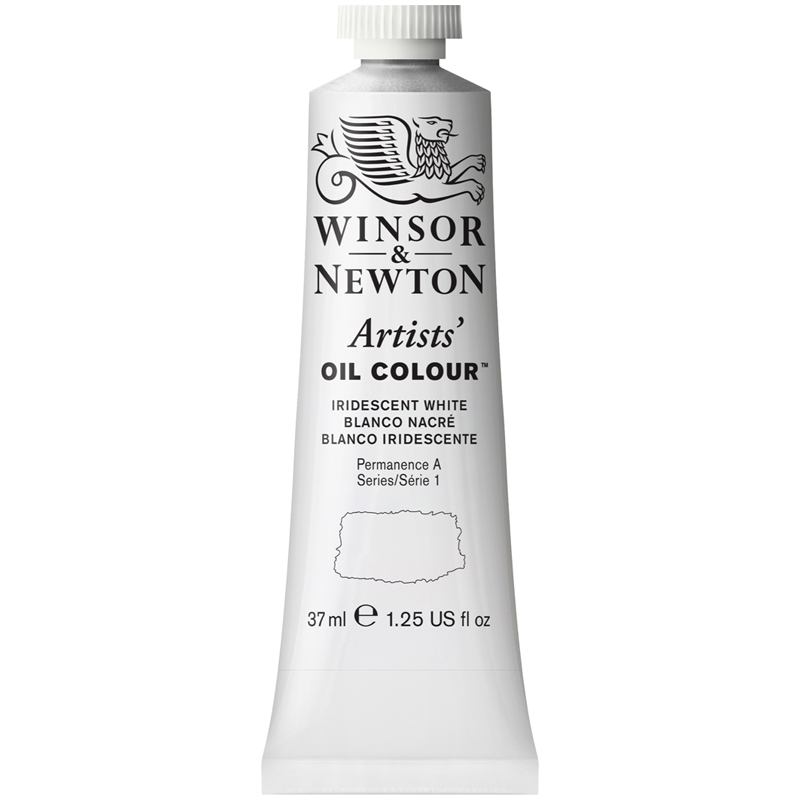 Краска масляная профессиональная Winsor&Newton "Artists' Oil", 37 мл радужный белый