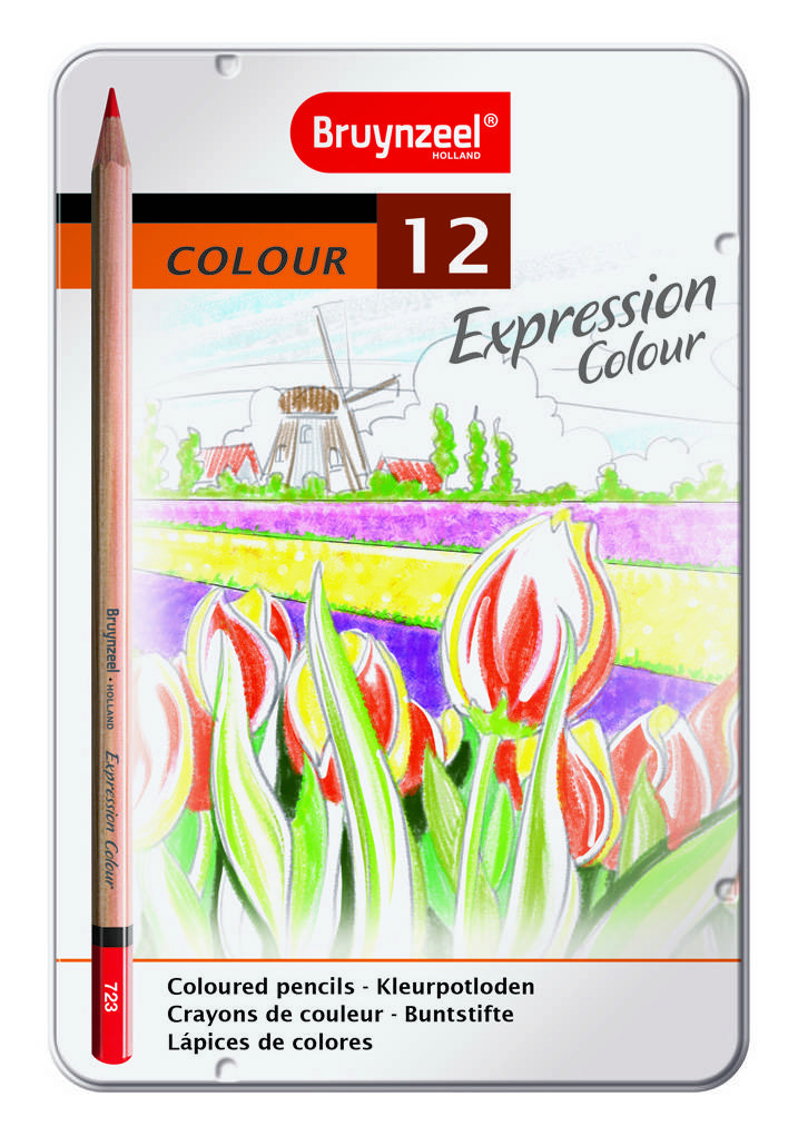 Набор цветных карандашей Expression Colour 12цв в металлической упаковке
